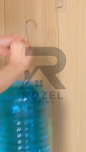 ROZEL Tempelan Siku Dinding Ajaib Hook / Siku Penyangga Ambalan Partisi Sekat Laci Meja Lemari Serbaguna