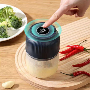Electric Mini Garlic Chopper USB Meat Grinder Durable Kitchen Tool for Garlic Ginger Vegetables Garlic Crusher Mincer Machine