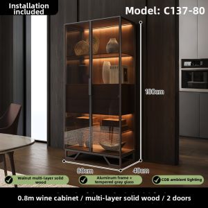 Luxury Lighted Display Cabinet