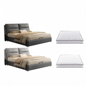 BINGTAI | Premium Leather Upholstered Storage Bed 1.8m