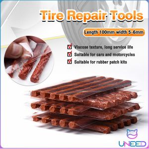 Need. Car Motorcycle Tyre Tubeless Seal Rubber Strip Plug Tire Puncture Repair Tool Kit 5pcs