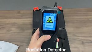 Multifunctional nuclear radiation detector electromagnetic radiation detection device Xγβ ray real-time monitoring machine LCD display