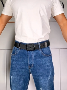 MENSPE Men Sports Belt Outdoor Belt Adjustable Belt Rotating Buckle Double-Sided Two-Color Nylon Belt Waistband Youth Sports Canvas Pant Belt Simple Nice Waistband