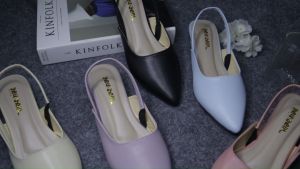 Sandal Hells Wanita Azela Hak Tahu 3cm Sepatu Wanita