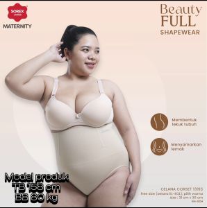 SOREX CORSET 13193 EXTRA SIZE SHAPEWEAR COLLECTION - KORSET PELANGSING DENGAN TULANG