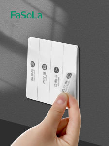 Nhãn Dán Công Tắc FaSoLa Nhãn Dán Hộp Đồng Hồ Điện Nhãn Dán Bảng Nguồn Sáng Nhãn Dán Hướng Dẫn Sáng Màu Đơn