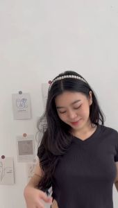 VIRGI l Crop Top Shirt l Rib Knit Premium l Loose T Shirt Wanita l Kaos Wanita