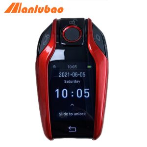 Manlubao New UI Interface MFi Function Modified Universal Boutique Smart Remote Car Key LCD Screen for BMW Benz Audi Toyota Honda Land Rover Cadillac Lexus KIA Ford GPS location tracking