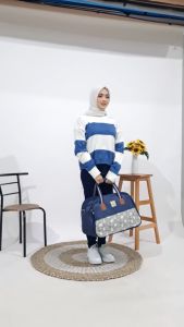 CUSTOM SABLON STANDART MINIMAL 25PCS Tas Pakaian Untuk Bepergian Tas Travel Bag besar muat Pakaian Baju lebih banyak model Jinjing untuk Piknik Mudik dan Bepergian bisa custom sablon