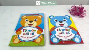 Sách - Tô Màu Nối Số Giải Đố Thông Minh Dành Cho Trẻ 2 - 6 Tuổi ( 6 Cuốn )