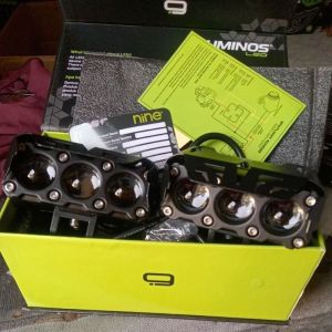 NEW SHOOTING LIGHT Q9S 3 MATA WARNA WHITE YELLOW lampu SOROT ORIGINAL LUMINOSLED by NINE