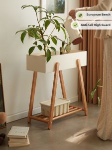 Indoor Multi-tier Wooden Plant Stand