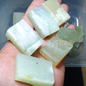 Bahan Natural Batu Akik Ice Jade Warna Segar