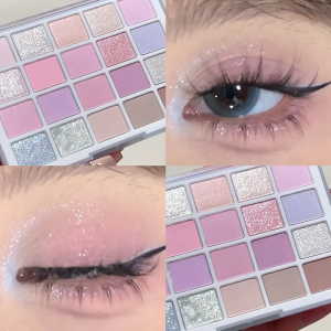 Jaded Pearlescent Eyeshadow Palette Natural Bare Skin Light Makeup New Product Watermelon Highlighting Beginner Friendly