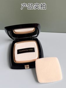 แปรงแต่งหน้า MoGoPing แผ่นแป้งฝุ่น แปรงแต่งหน้าแบบเคลือบขนสัตว์ขนาดเล็กทองเหลือง แป้งแต่งหน้า Kiko แปรงแต่งหน้าสำหรับผิวทุกประเภท