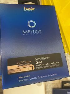 Hoda Blue Sapphire Anti-Fall Shockproof Camera Lens Protection Film for  13 14 pro Max Titanium Burnished Color Mobile Phone