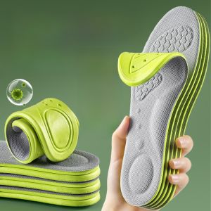 LINGMIAO | Antibacterial Deodorizing Mens Shoe Inserts Sweat Absorbent Odor Control Soft Bottom Comfortable Eucalyptus Fresh Fragrance Sweat Proof