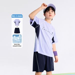 zosee | Bộ Quần Áo Thể Thao Cho Bé Trai Thoáng Khí Nhanh Khô 2 Món