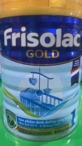 Sữa bột Frisolac 1(lon 850 gram) từ 0-6 tháng