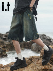izzue | American Vintage Worn Denim Shorts