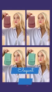 Dompet Pesta Kondangan Mewah Panjang Mini Tali Wanita Sophie Martin Paris Simple Branded Lipat korea