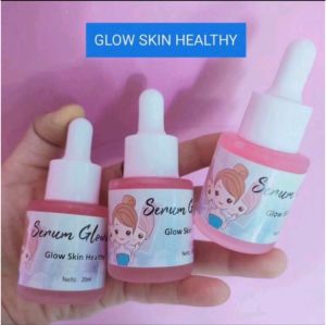 ORIGINAL 100% SERUM GLOWING HEALTHY isi 20ml (mencerahkan serta menjaga kelembaban dan kehalusan kulit wajah)