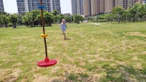 Tree Climbing Rope and Kids Disc Swing Seat Set Outdoor Backyard Playground Accessories