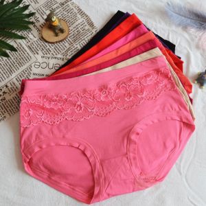 Plus Size 65-80kg Ladies Modal Cotton High Quality  Antibacterial Full Coverage Back Buttock Comfort Panty Underwear