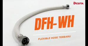 Dcota DFH-WH 1/2\\\" Flexible Hose Toilet Selang Fleksibel Water Heater Wastafel Setengah Inch