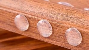 Damper Mata Ikan 12x5mm Karet Tatakan Kaca Dumper Peredam Pintu Glass Placemats Silencer Silicone Tatakan 3M Self Adhesive Rubber Pad Bumper Pad Kaca Dumper Peredam Pintu