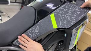 For CFMOTO 450MT 450 MT 2024 Tank Pad Sticker Motorcycle Fuel Tank Protection Decals