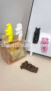 Farm Animal Bag Clip Fridge Magnet 3D PrintedSheep Pig Cow Horse Chicken Snack Sealing Clips Household Kitchen Storage Gadget