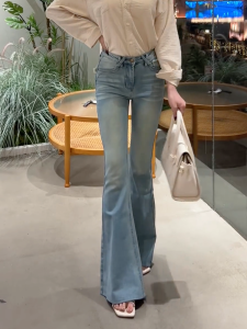 MANMI | Quần Jeans Ôm Dáng Xòe Thời Trang Đa Năng