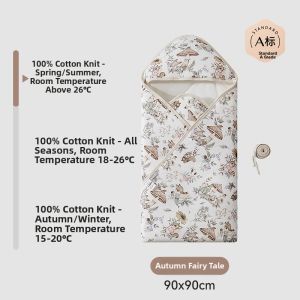 EMXEE | Infant Swaddle Blanket Cotton A-Class Anti-Startle