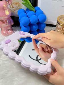Gương Cừu Để Bàn Viền Hoa Nhiều Hình Cute Phong Cách Hàn Quốc