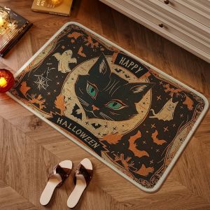 VIKAMA Farmhouse-Style Welcome Mat Durable and Non-Slip Entryway Mat Decorative Rug for Indoor and Outdoor Use Home Decor