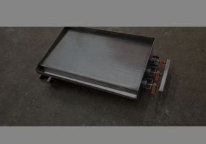 เตาทอดสเต็กระบบท่อแก็สขนาด17"×30""นิ้วเตาเทปันยากิวาวทองเหลืองแท้เตาเทปันยากิทอดปลาแซลม่อนทอดขนมปังเบอรเกอร์แป้งโตเกียวได้วาวแบบคันโยกหรือแบบวาวหมุน