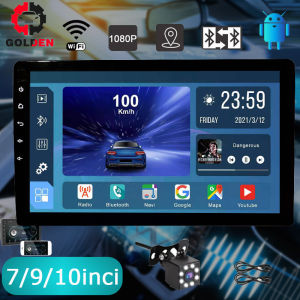 Kepala Unit 2 Din Android Mobil Multimedia Pemutar Video 9 Universal 2DIN Stereo Mobil Radio GPS untuk Universal Wife 16G