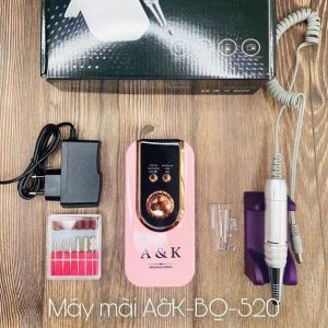 Máy mài móng tích điện A&K BQ520 chính hãng công suất 30000v/phút mài êm không rung