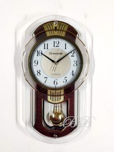 100% ORIGINAL CROCODILE Melody Pendulum Striking Analogue Wall Clock (Jam Dinding Berbunyi Muzik) CPS6126