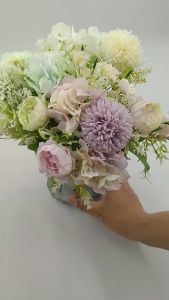 Bunga Rose Peony / Tanaman Artifical Bunga Plastik Rose / Bunga Peony