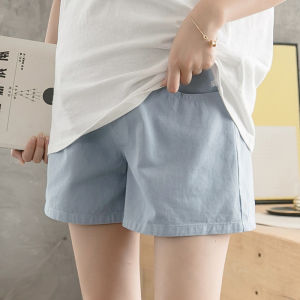 Maternity Shorts Women Summer Thin Wide Leg Cotton Safety Pants Casual Style Suitable for All Pregnancy Stages Short Length