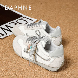 Daphne Thick Bottom Dequn Shoes Womens 2025 Autumn New Style Beautiful Beaded Casual Sports Shoes Soft Bottom Leisure Shoes