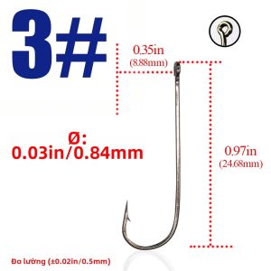30 Chiếc LS-002BN Thép Carbon Bộ Móc Câu Cá Thép Gai Cá Chép Móc Câu Cá Jig Thanh Cho Hồ Và Biển Giải Quyết Phụ Kiện