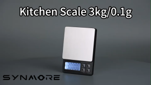Synmore Timbangan Dapur Mini Digital 3KG Stainless Steel /Kitchen Digital Scale Kue/Emas