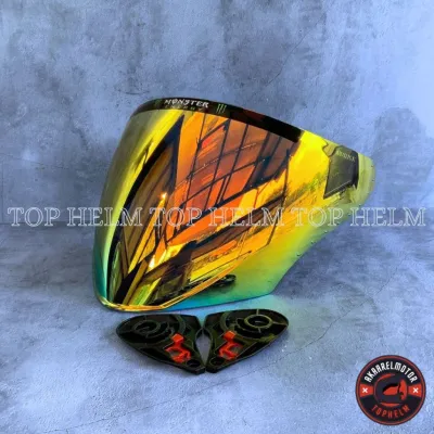 KACA VISOR NJS KAIROZ IRIDIUM REDGOLD/BLUE/SILVER/SMOKE