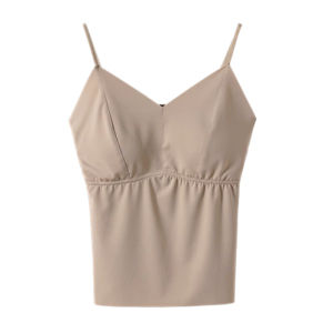 ZISU | Ice Silk Seamless Strapless Vest Womens Inner Wear With Chest Pad Beautiful Back Underwear Spring Summer New Style Base Tube Top