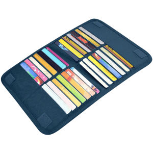 Womens Card Holder Wallet Fabric Simple Multifunctional Mens Card Slot Document Multi Card Clip Nylon Material Youth Style