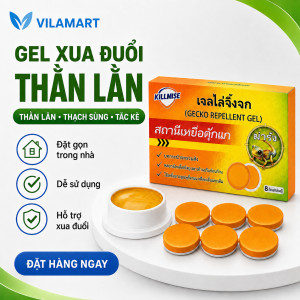 Viên Xua Đuổi Thằn Lằn Thạch Sùng Tắc Kè KILLMISE Thái Lan – Hộp 8 Viên Tiện Dùng Trong Nhà