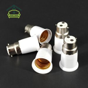 การแปลงหัวหลอดไฟขั้วหลอดไฟเป็นพอร์ตสกรู B22เป็นโคมไฟ E27ตัวแปลงพอร์ต B22ภายนอกพอร์ตแขวนไปยังพอร์ตลวด E27ภายใน